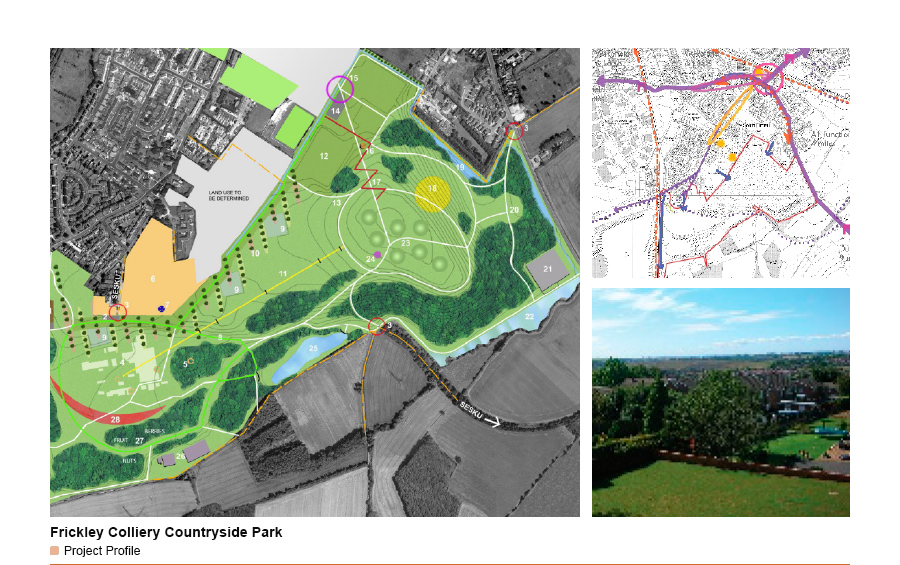 Masterplanning, Frickley Colliery Countryside Park